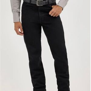 Wrangler Men's Black Bootcut Jeans